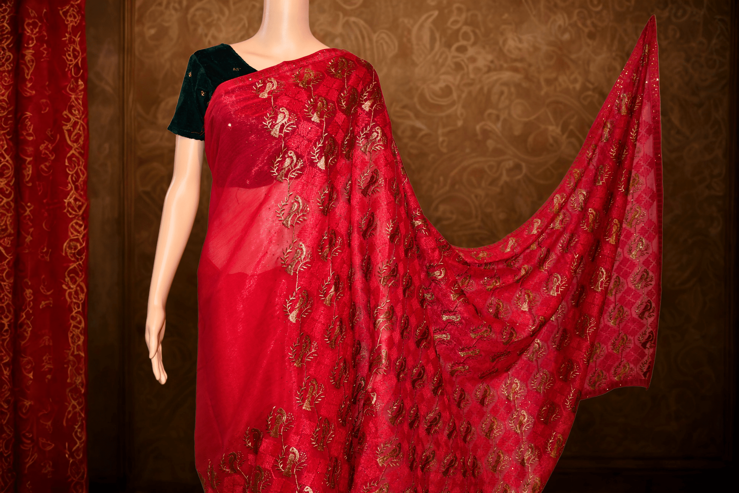 Fancy Exclusive  Saree With Blouse