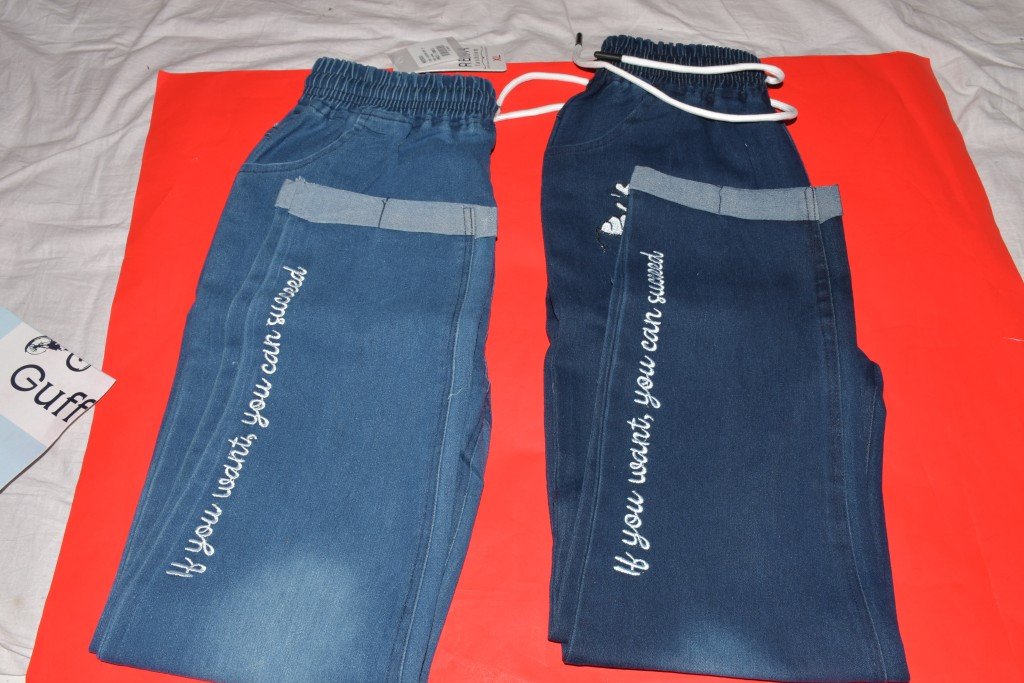 GIRL'S WEAR DENIM JOGGER PANT