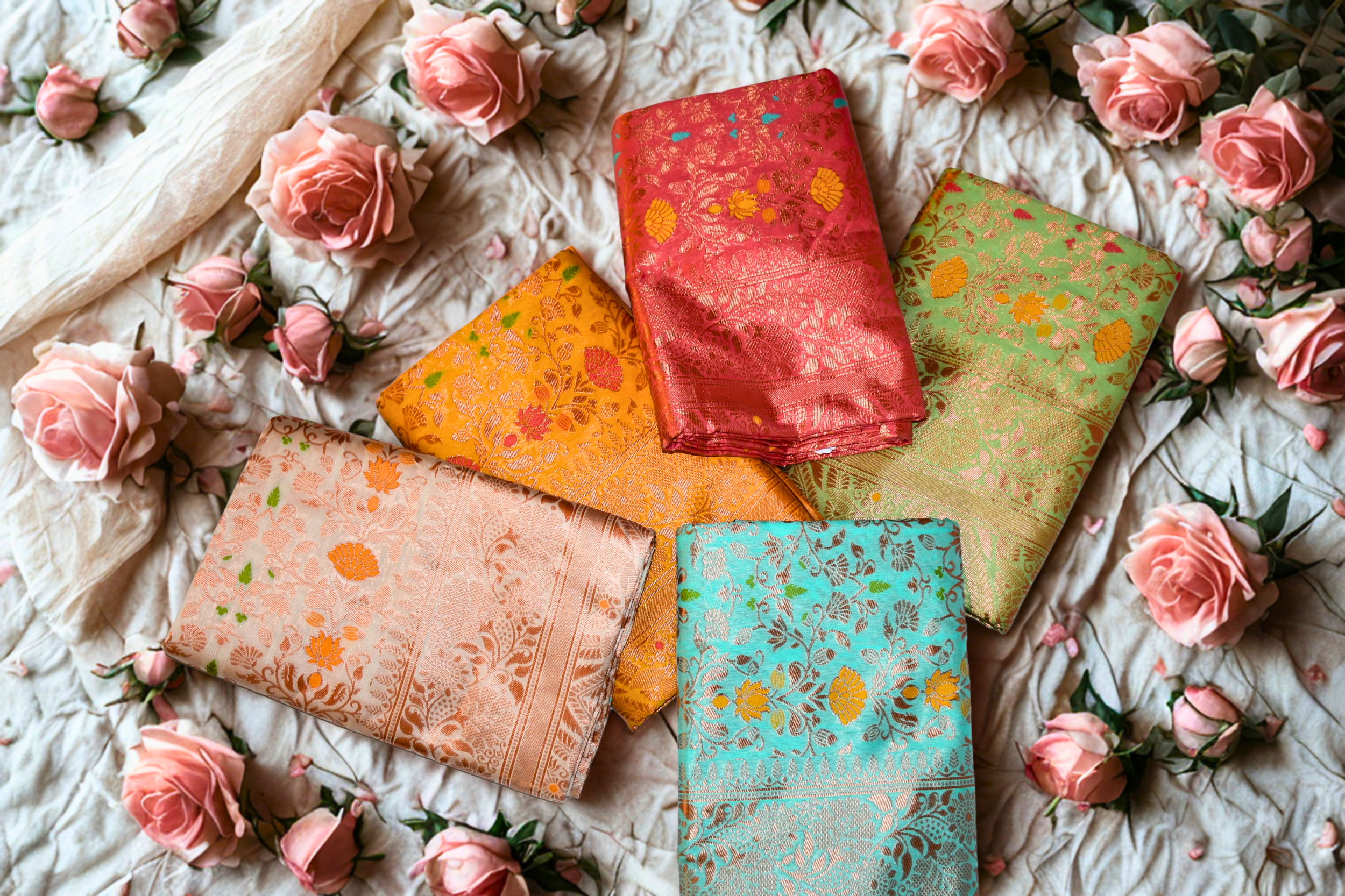 COTTON SILK SAREE WITH BLOUSE