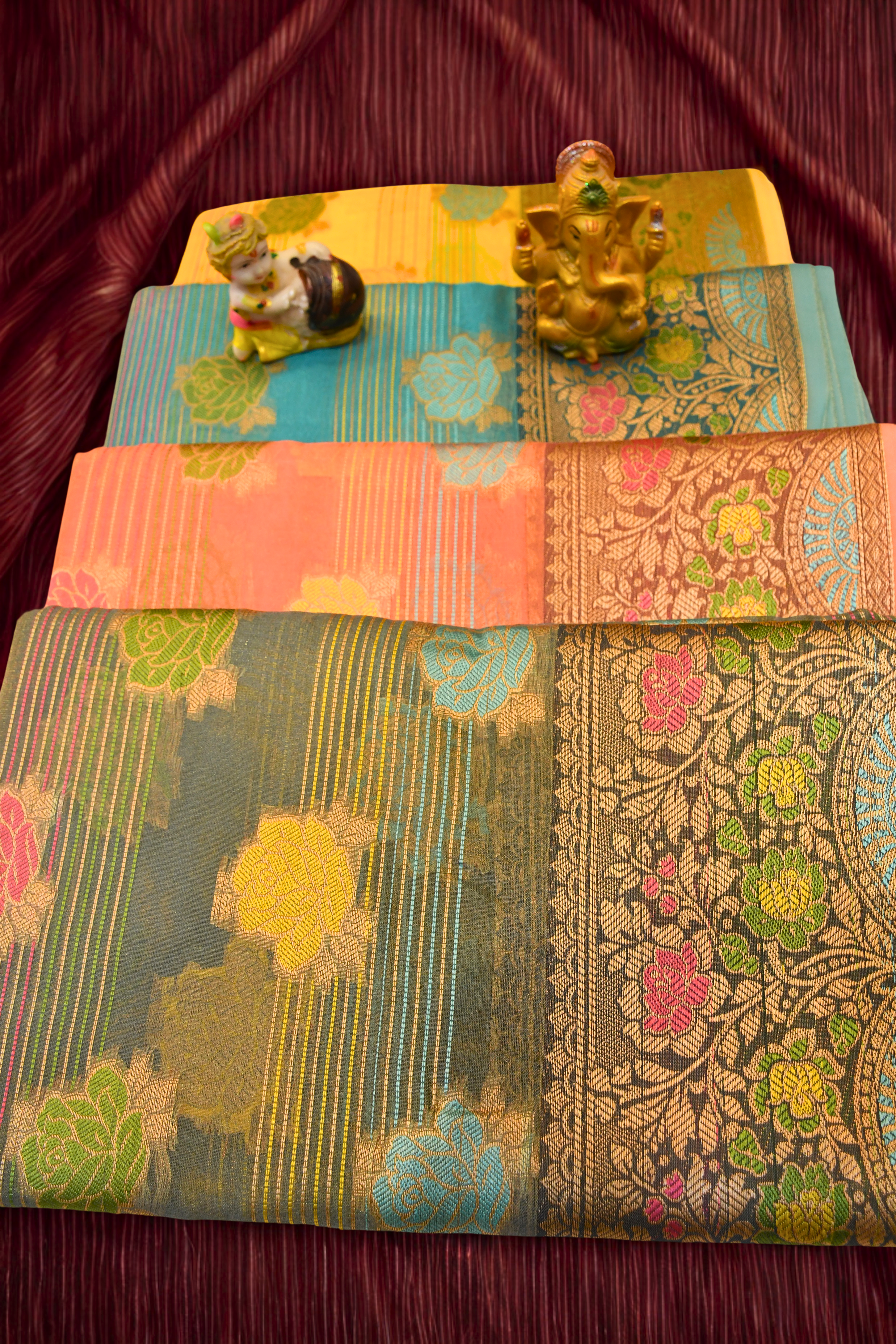 EXCLUSIVE  RIVAJ SILK SAREE WITH BLOUSE